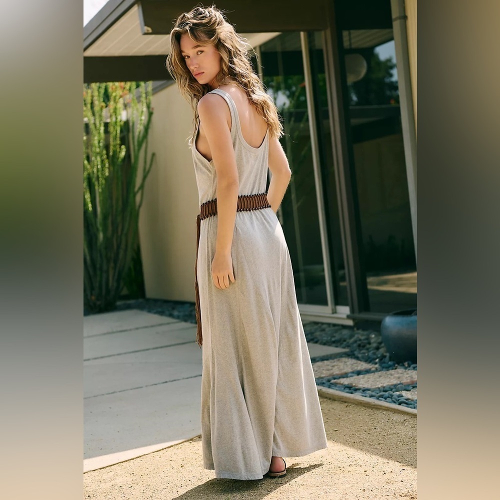 Free People Free-est Sidney Midi Dress siesta seas blue NWOT - Picture 4 of 7